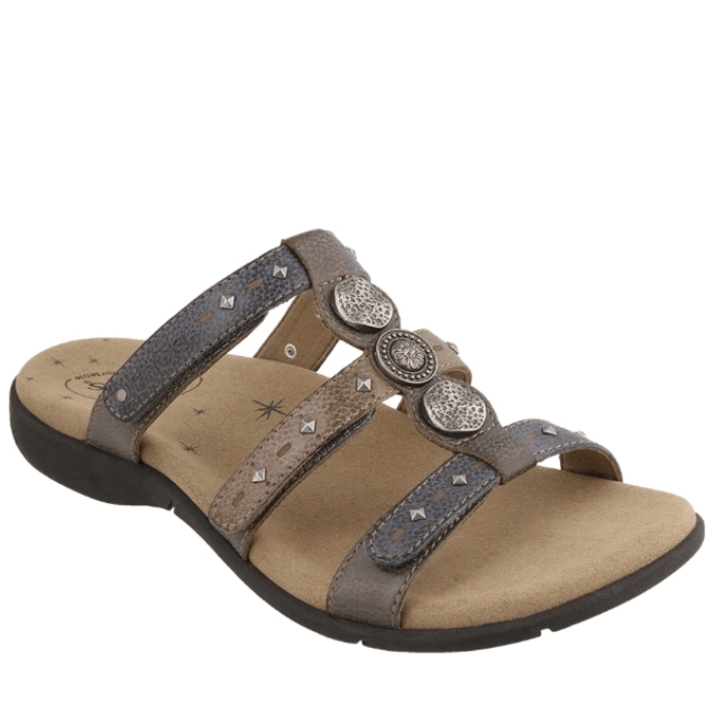 Taos Festive sandals Strappy flats sz 7 hook&loop shoes